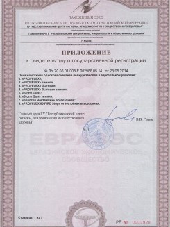 2015.03.25 Бирск - Приложение к сертификату, Профили поливинилхлоридные системы Rehau.