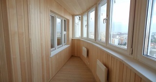 Внутренняя отделка лоджии Бирск, цена от 208 руб. м2